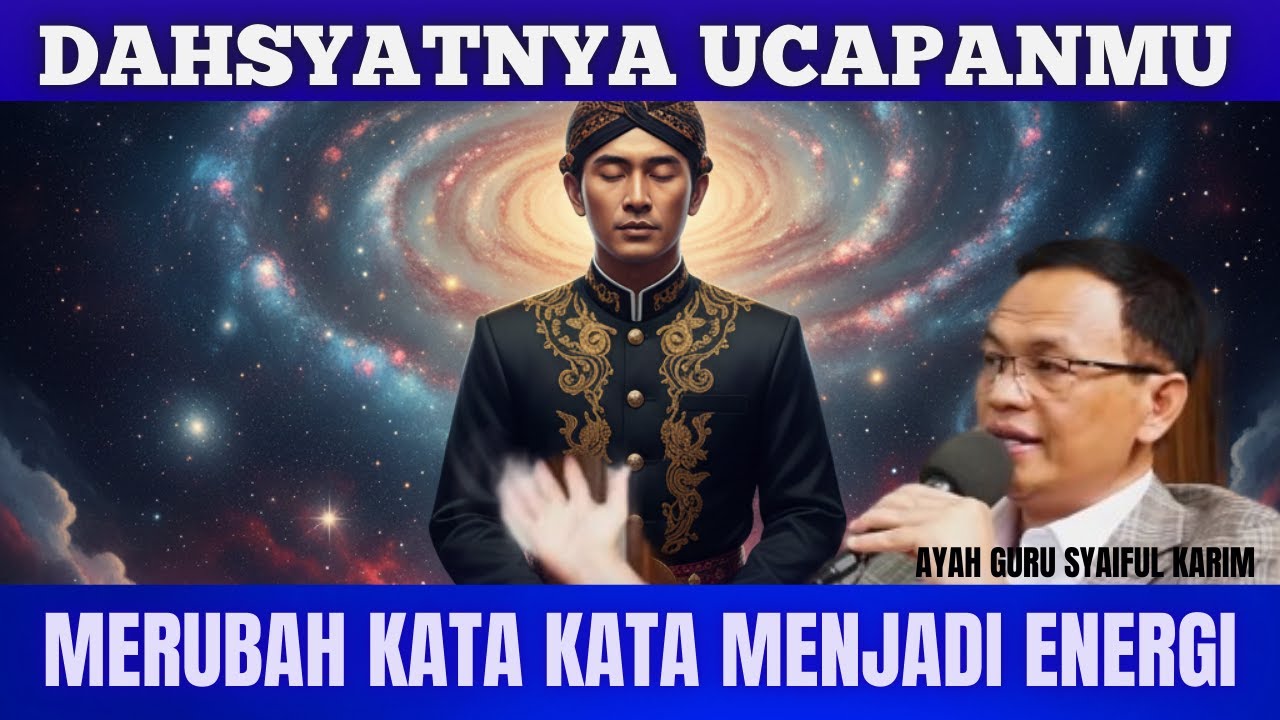 MERUBAH KATA KATA/ UCAPAN MENJADI ENERGI #motivasi #syaifulkarim