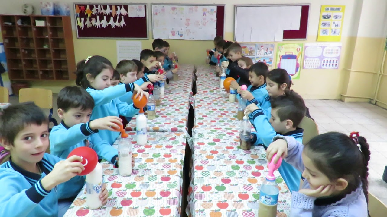1. Sınıf Etkinlikleri ( Hem Deney Hem de Okuma Yaptık )