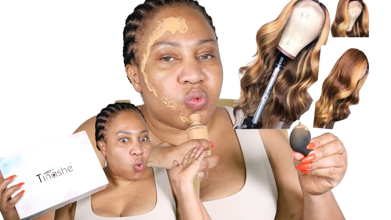 #shorts🔥I TRANSFORMED MYSELF💄TINASHE HAIR ❤️HAIR AND MAKEUP TRANSFORMATION MAKEUP TUTORIAL| WOC