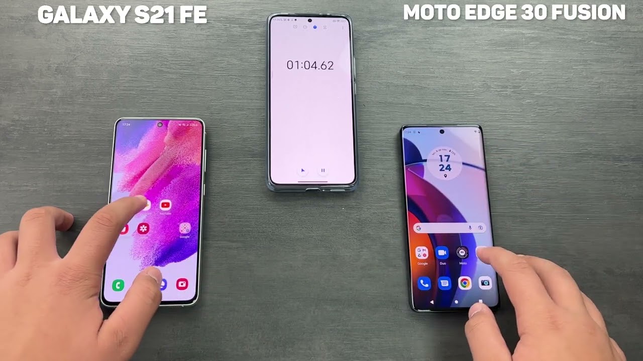 Galaxy S21 FE VS Moto Edge 30 Fusion - First SPEED TEST
