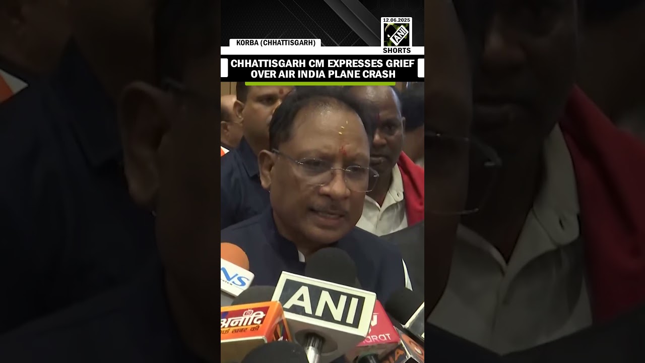 Chhattisgarh CM Vishnu Deo Sai expresses his grief over Air India plane crash in Ahmedabad