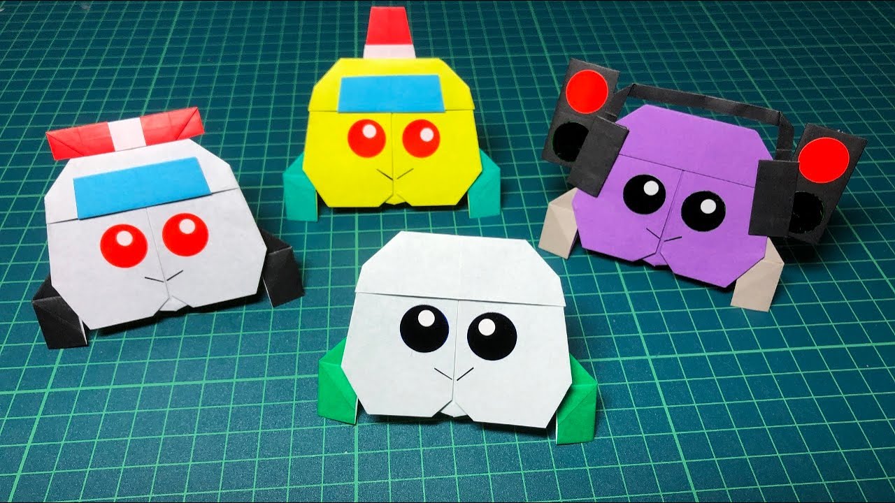 モルカーの折り紙　Origami Molcar
