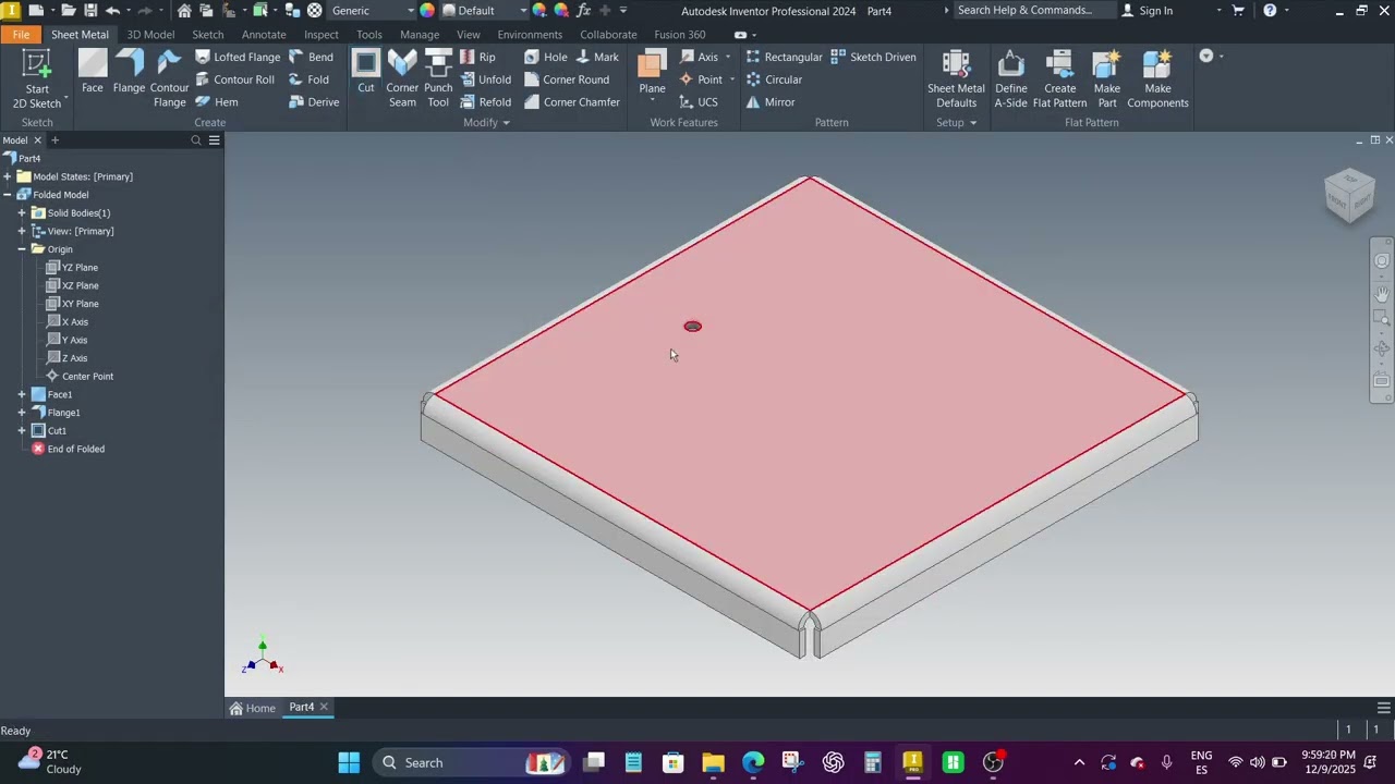 Diseño de una Tolva | Parte 1: La Tapa | Autodesk Inventor