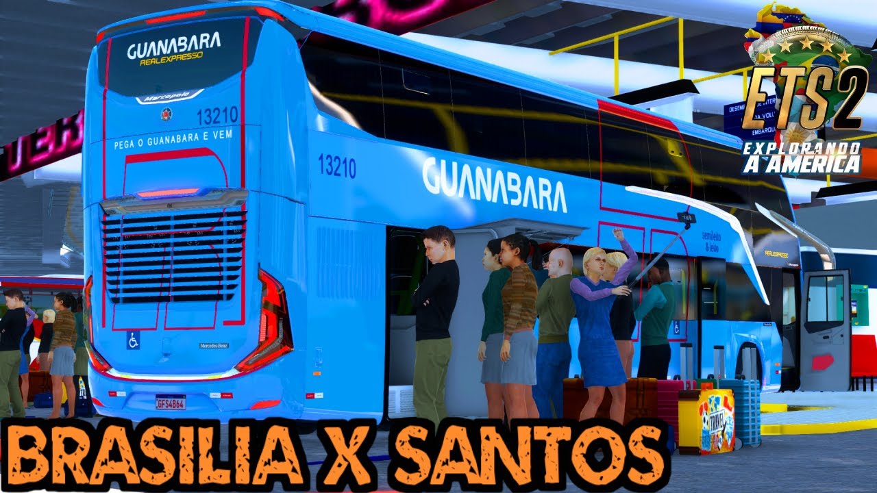 VIAGEM PARA RELAXAR - BRASILIA X SANTOS (REAL EXPRESSO) | MAPA EAA CLUBE ROTAS