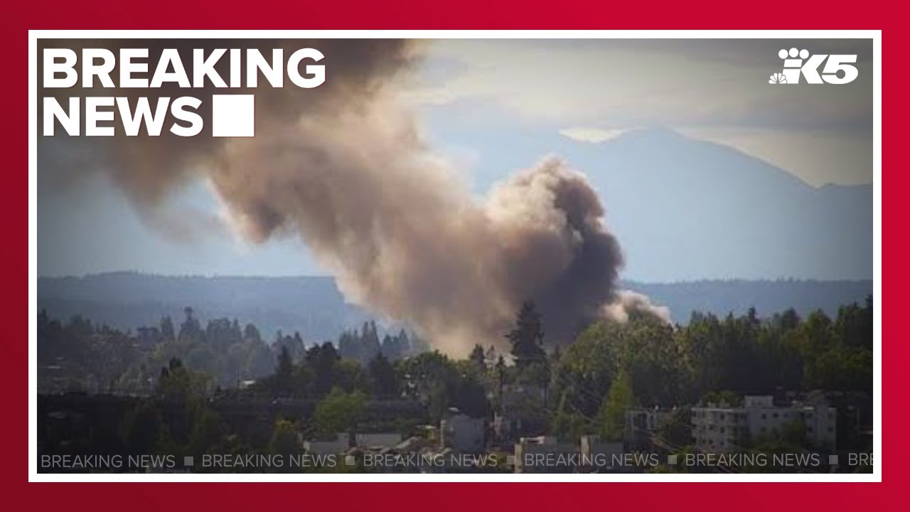 Ballard warehouse catches fire, smoke seen across region