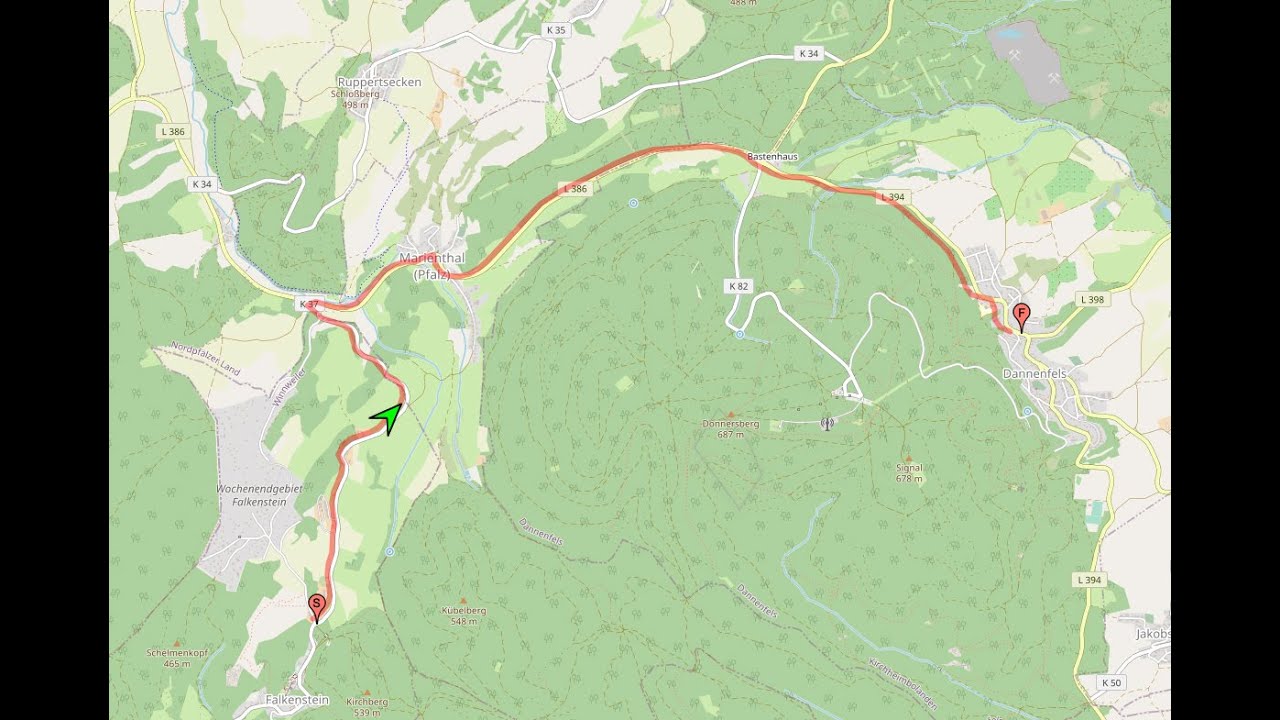 Autofahrt am Donnersberg/KIB: Falkenstein ---:--- Dannenfels
