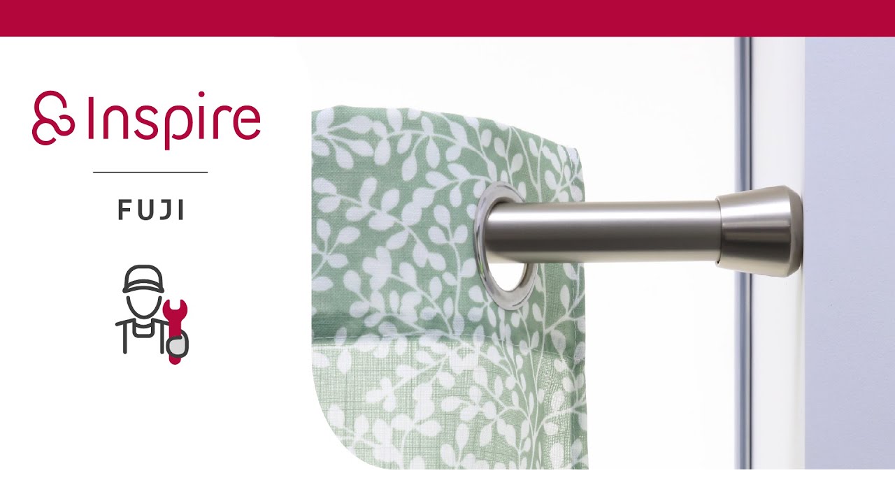 Comment installer facilement la tringle &agrave; rideaux extensible et sans per&ccedil;age FUJI INSPIRE !