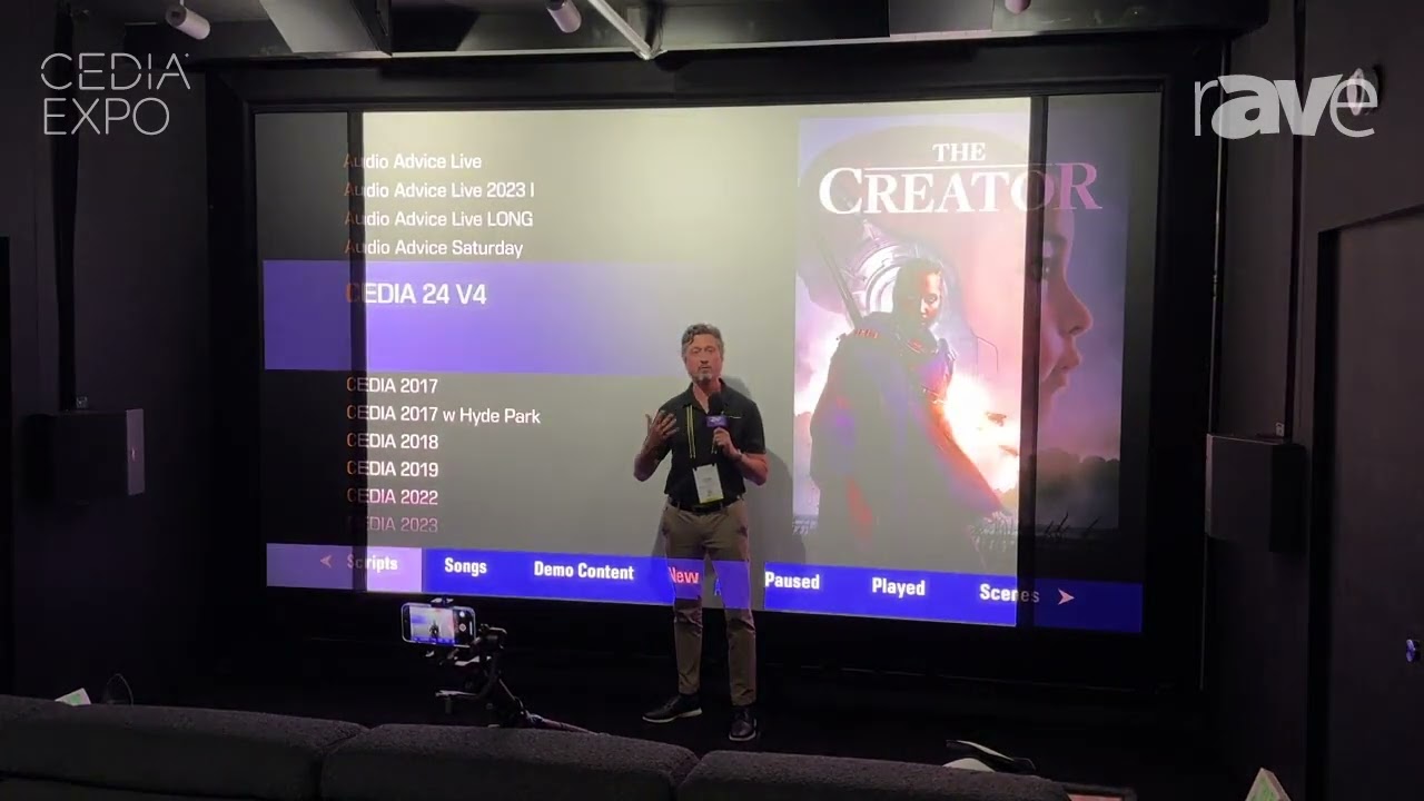 CEDIA Expo 2024: Seymour Screen Excellence Shows Adjustable Ratio Theater ART Masking Screen