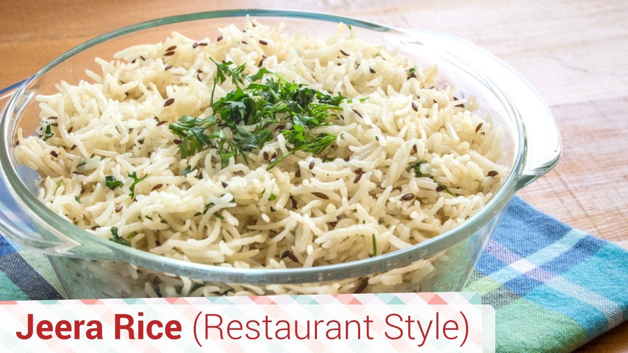Restaurant Style Jeera Rice- learn how to make jeera rice the right way.