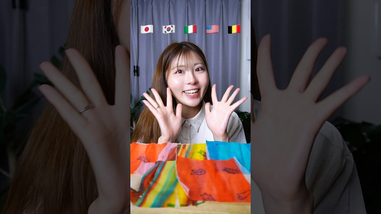 フルーツロールアップ食べ比べ🥭 #asmr #mukbang #fruitrollup #crispy #icecream