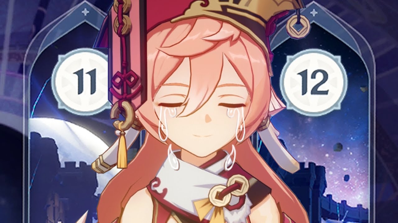 I'm suffering with F2P Yanfei in Spiral Abyss 2.3.. (Genshin Impact)