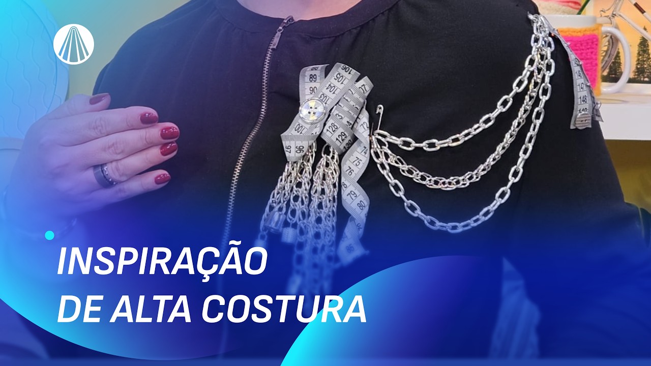 Broche Inspirado na Dior: Aprenda a Fazer com Fita Métrica | Faça Você Mesmo