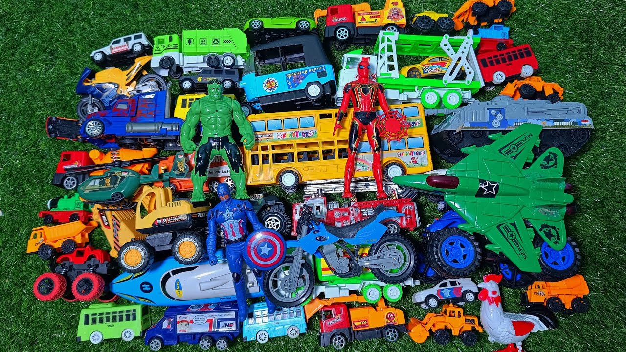 Mobil Mobilan Truk Oleng , Mobil Truk Molen, Mobil Balap, Truk Pasir, Excavator, Mobil Roket, Damkar