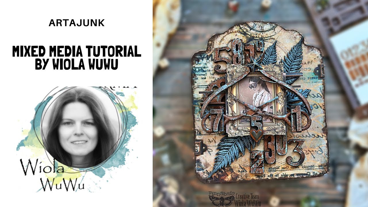 Mixed Media Tutorial by Wiola WuWu