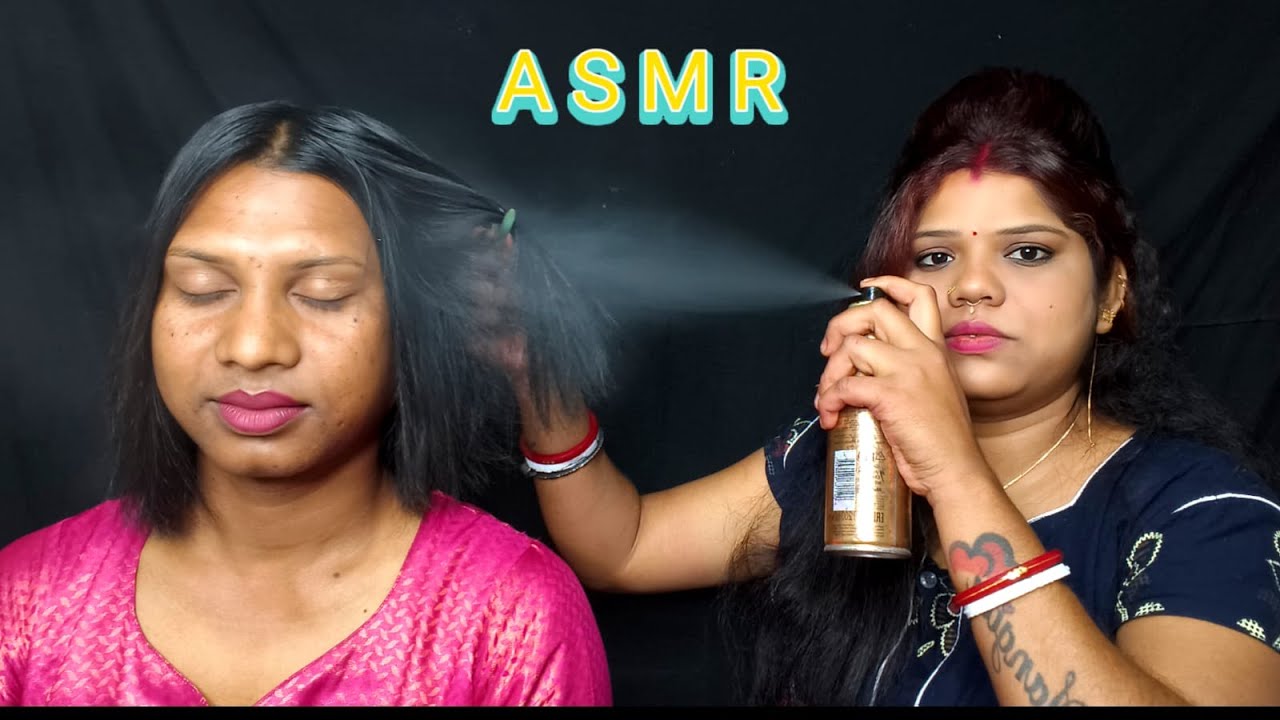 ASMR-Chinese Hair Straightening Doing My Sweet Bro (Tingle's) @asmrsangi7044 💁‍♀️❤️