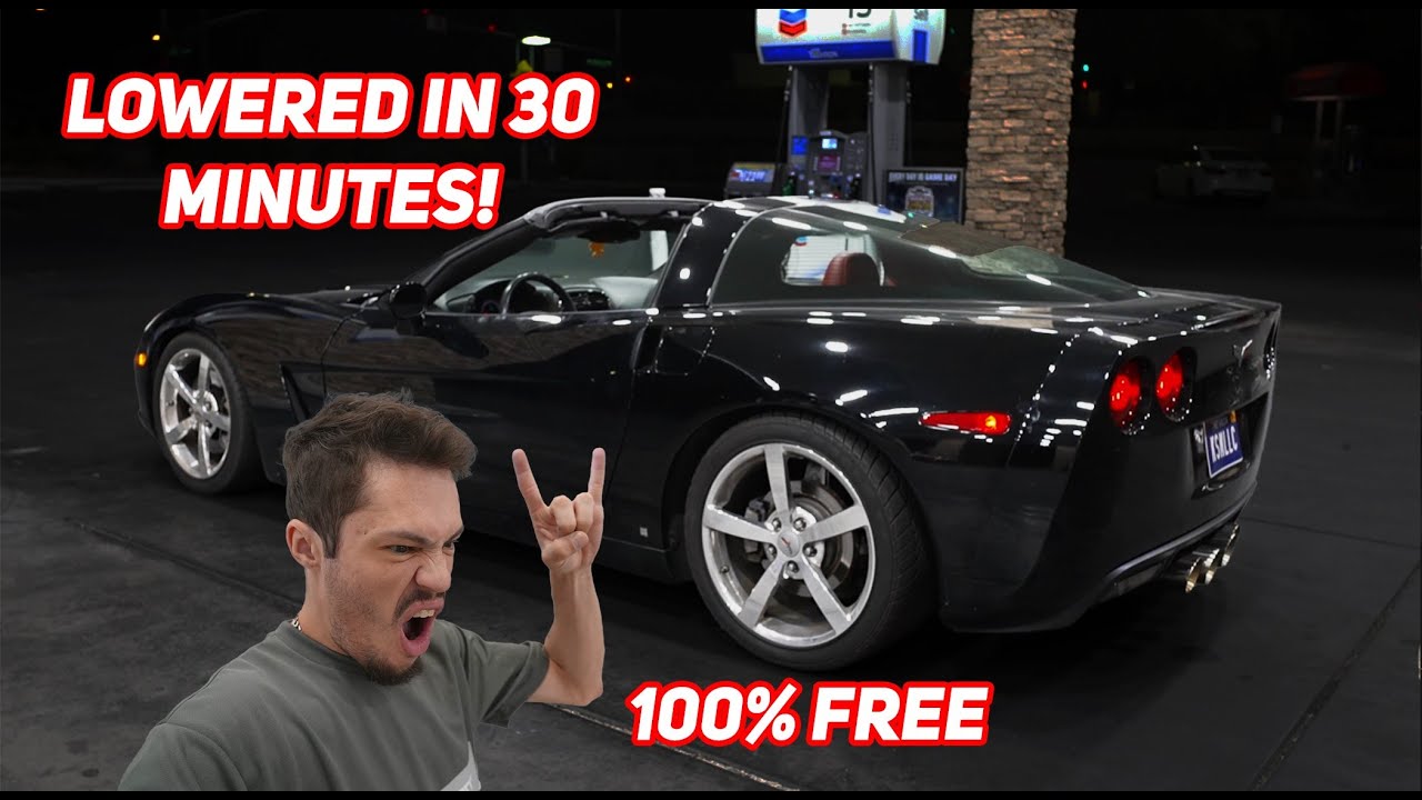 Занижение моего Corvette БЕСПЛАТНО!! (Подходит для C5, C6 и C7)