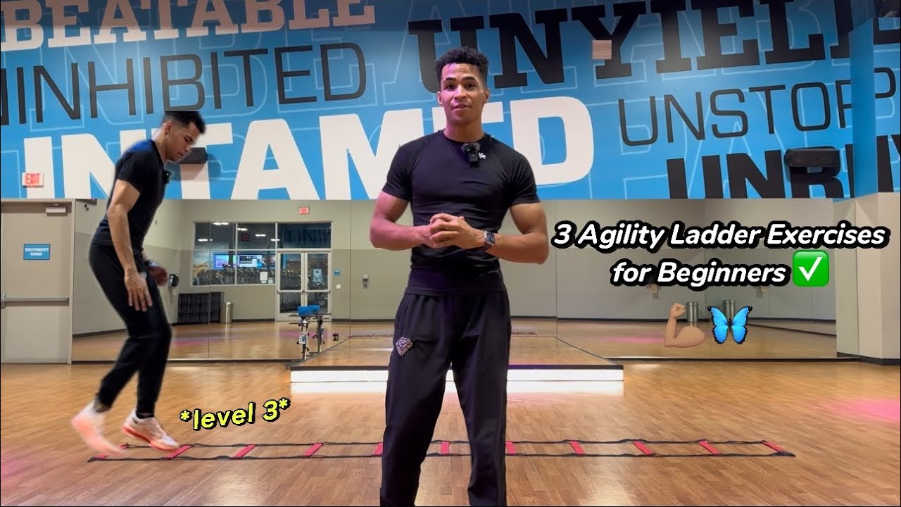 THREE Agility Ladder Exercises For Beginners ✅ (pt.1)