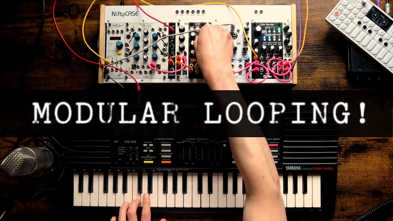Eurorack Looping! feat. 4MS DLD and the YAMAHA PSS-390!