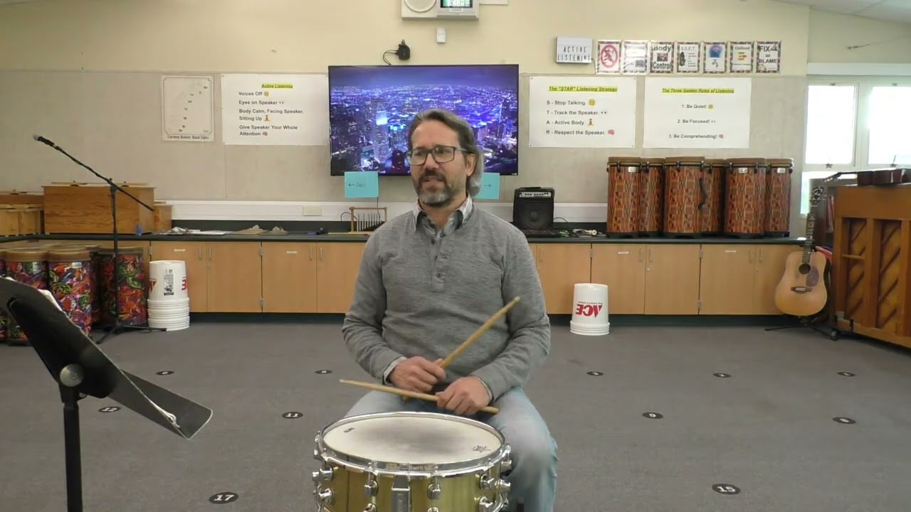 Percussion - Ex  23 - Merrily We Roll Along -