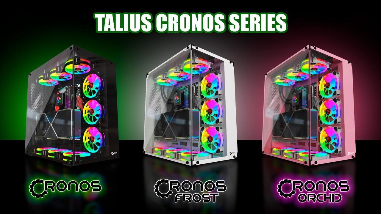 🔥⏱️ #Cajas #Gaming Talius Cronos: Black, Frost y Orchid. La serie definitiva. ⏱️🔥