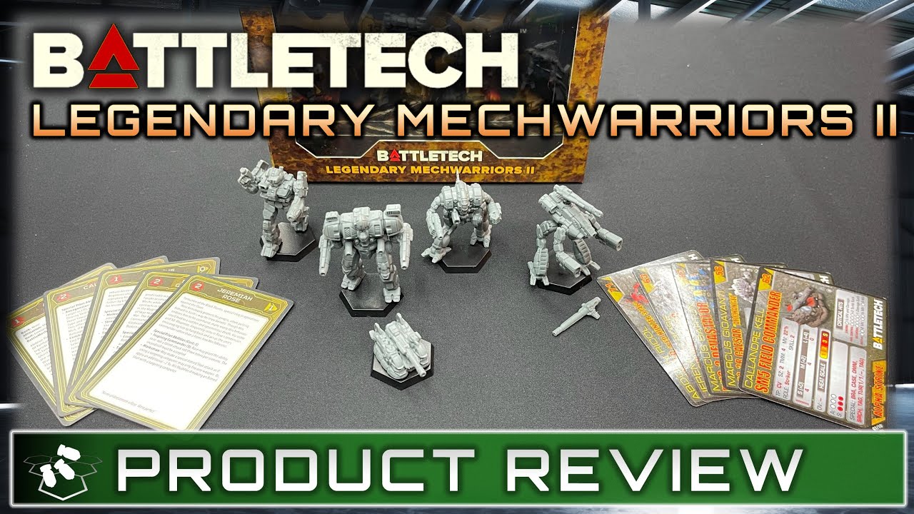 Legendary MechWarriors II | BATTLETECH | Force Pack Unboxing | Mercenaries | Product Review