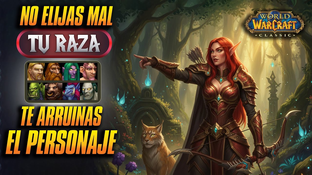 Mejor Raza para Cada Clase en WoW Classic | Guía Completa para Elegir BIEN