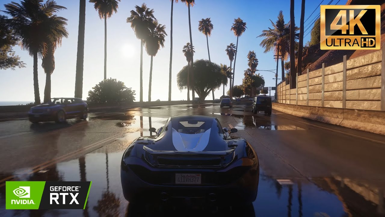 GTA 5 Enhanced 4K –Ray Tracing + NaturalVision + Vegetation Mod | RTX 5060 Ti ✅