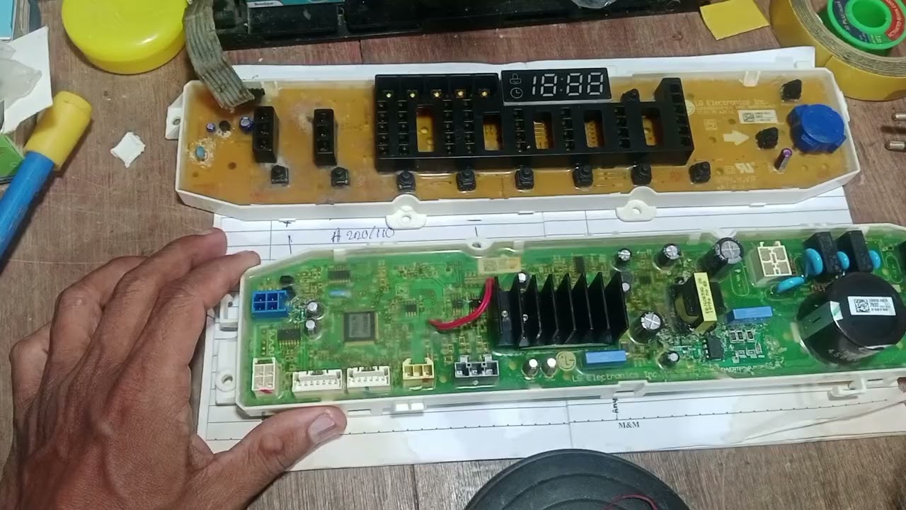  Inverter washing machine no power proplem.How to repair tips?