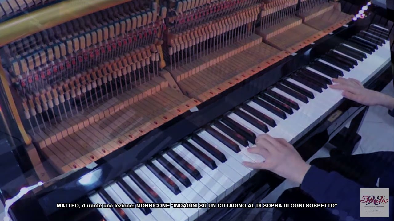 MORRICONE “Indagine su un cittadino…” - Piano Cover - MATTEO a lezione @studio98labs-musicapertutti