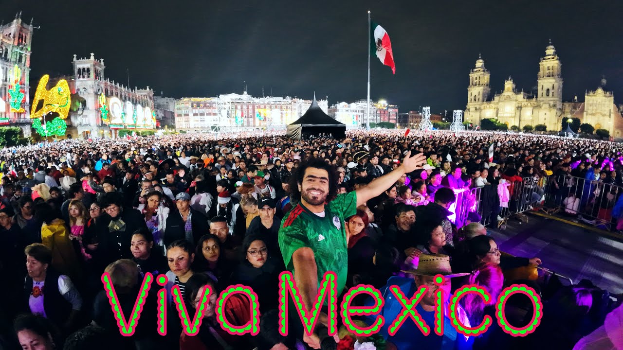 CON LLUVIA Y LAGRIMAS VIVIENDO EL GRITO DE LA INDEPENDENCIA 3024 🇲🇽 UN ÁRABE MEXICANO 💙