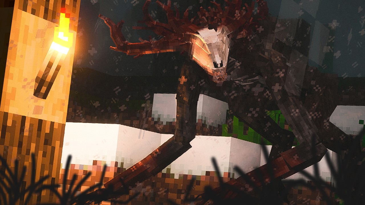 A lenda do WENDIGO no Minecraft