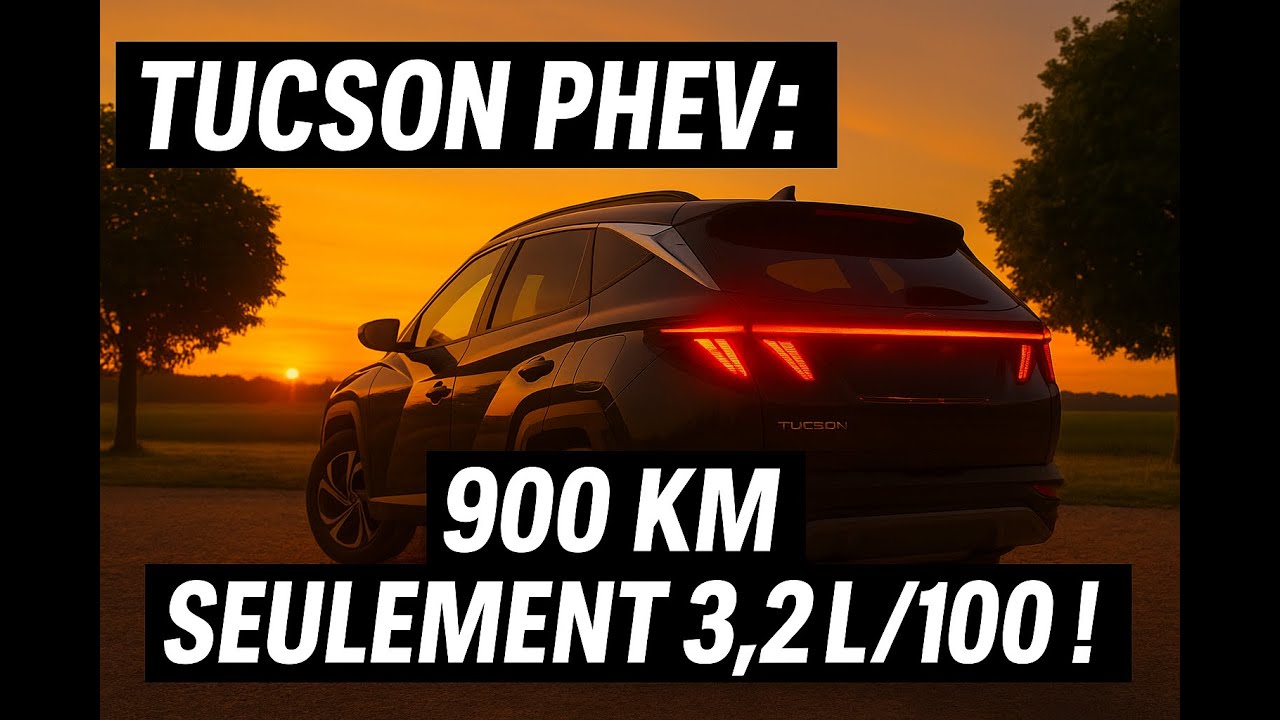 ESSAI Hyundai Tucson PHEV : 900 KM en 1 semaine pour 3,2 L/100 ! Essai complet + conso réelle
