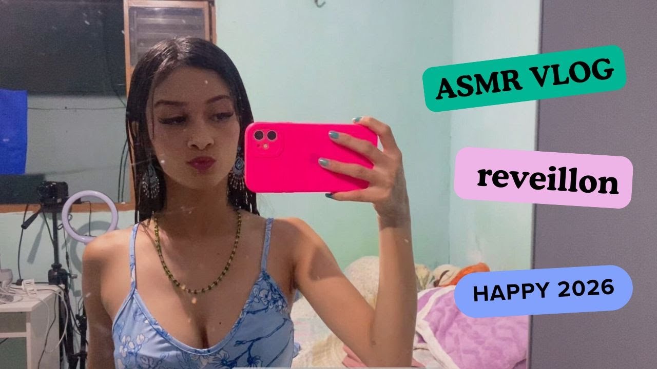 ASMR VLOG | Como foi meu Reveillon; Feliz 2026 🎆💛