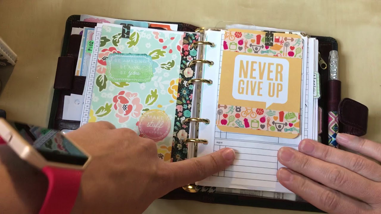 May 2018 planner - A6 rings!