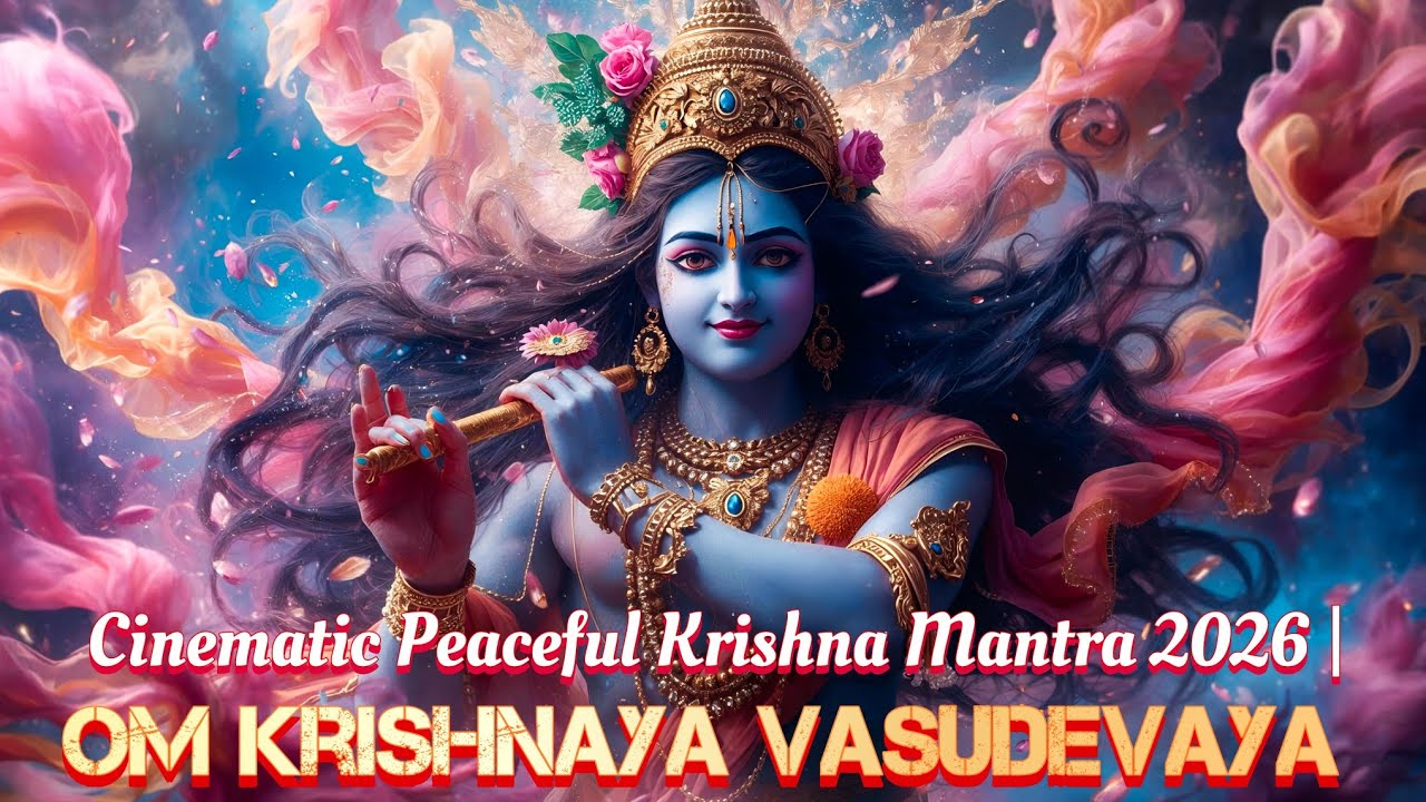 Om Krishnaya Vasudevaya Mantra | Cinematic Peaceful Krishna Mantra 2026 | Divine Chanting