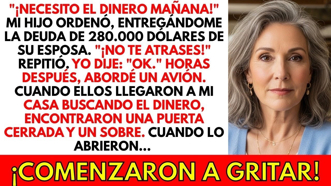 Mi hijo me obligó a pagar la deuda de $280 mil de su esposa  Así que hice las maletas y me fui