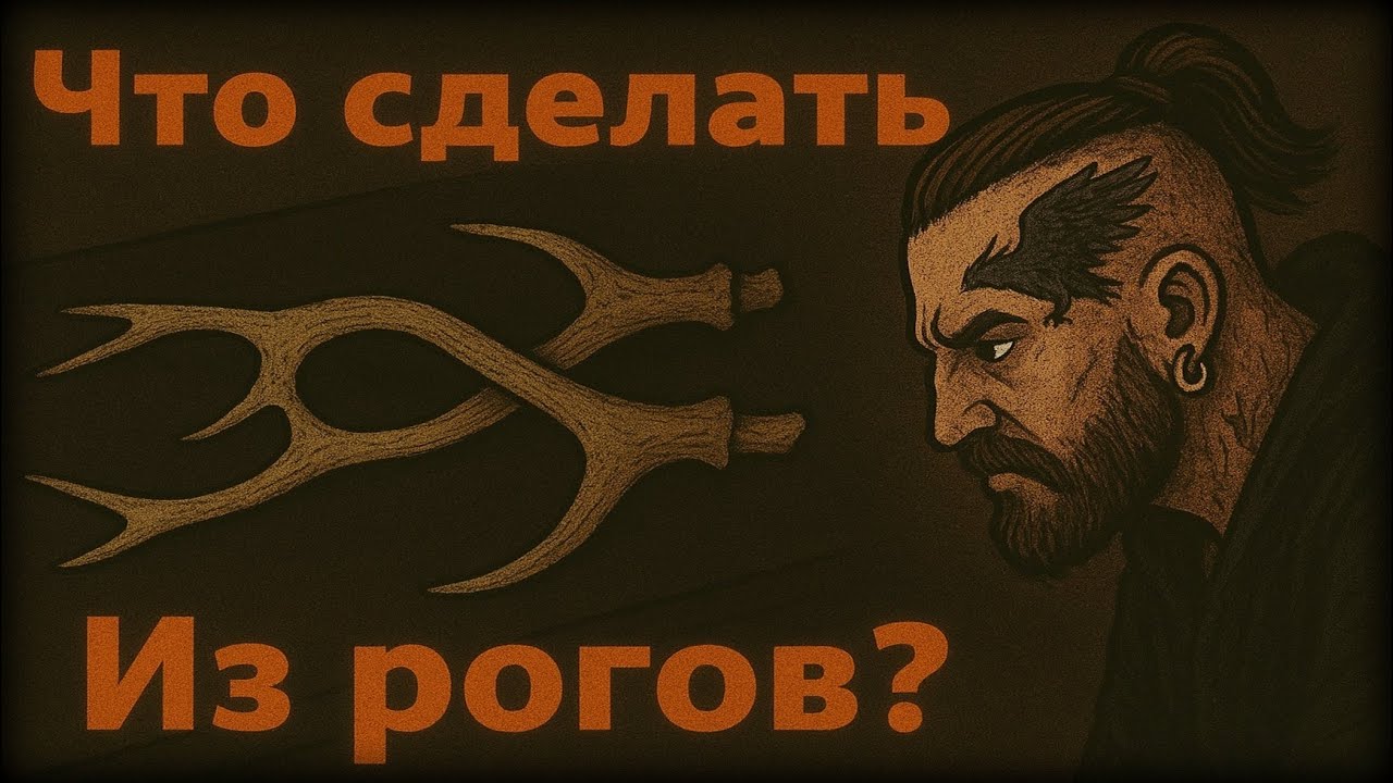 Что сделать из рогов?(Олень)/What to make from horns?(Deer)