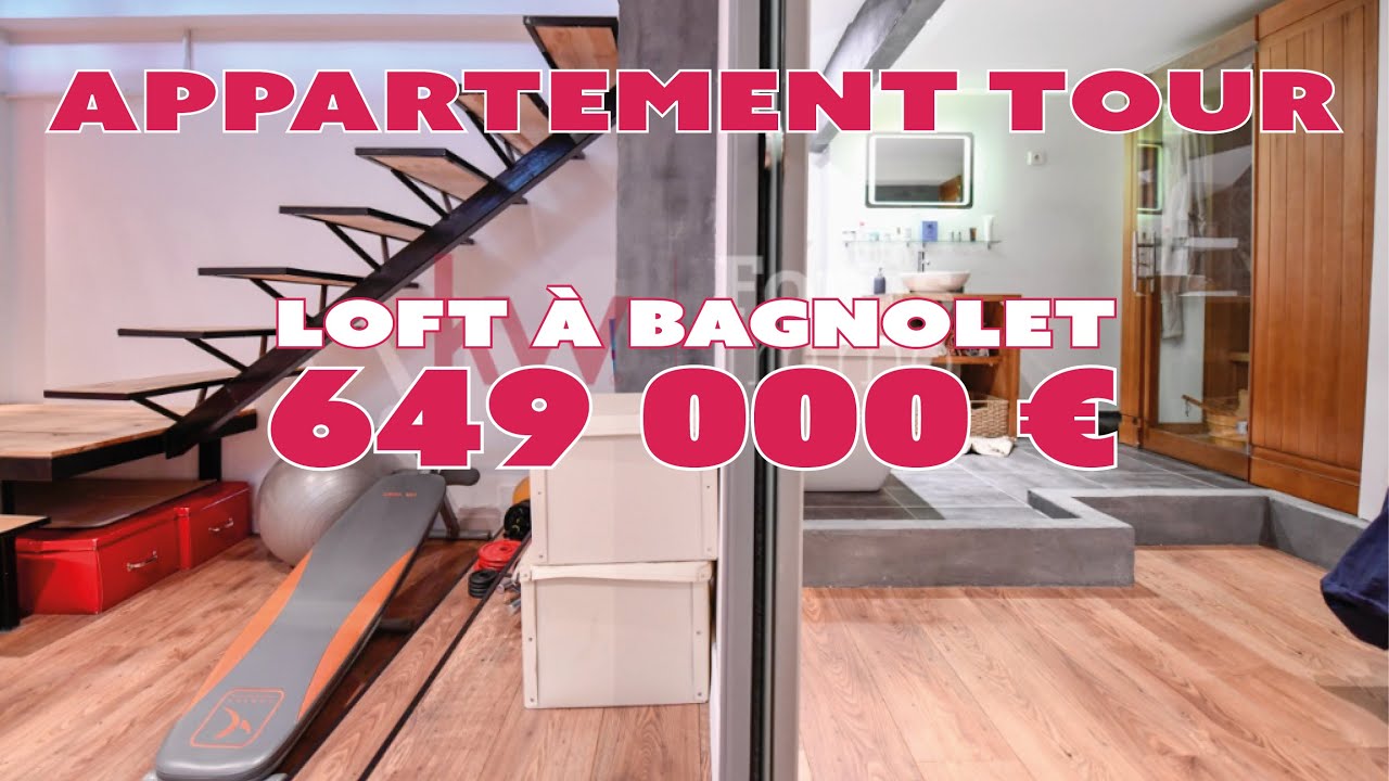 APPARTEMENT TOUR | LOFT de 4 PIÈCES à BAGNOLET