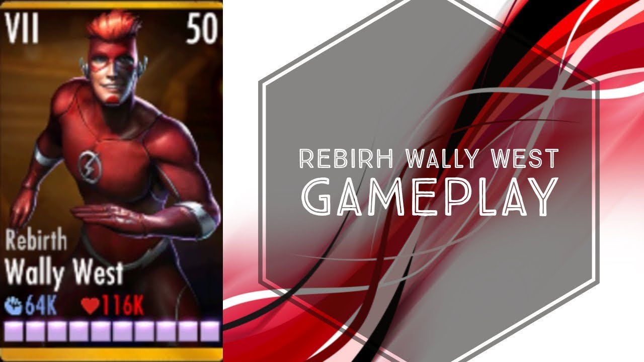 Injustice Gods Among Us Rebirth Wally West Gameplay Elite VII