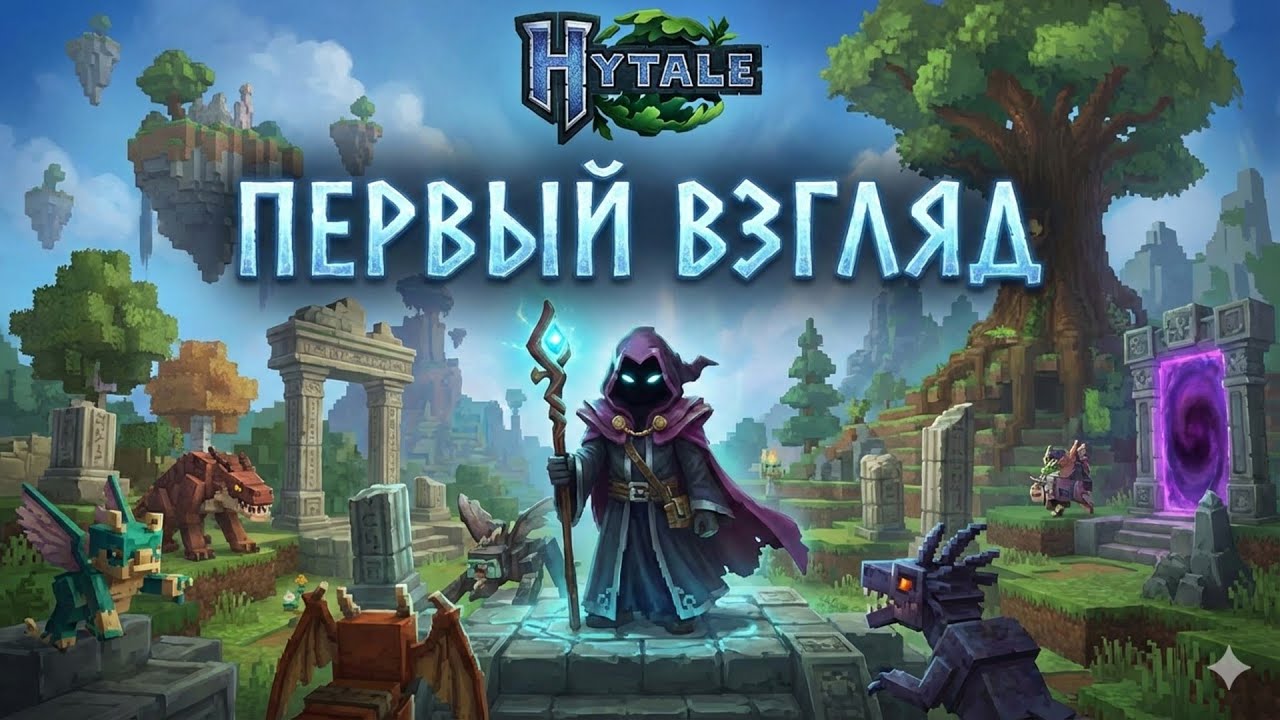 Первый взгляд Hytale — Cерия 1: Лучшее чем Minecraft и Portal Knights?