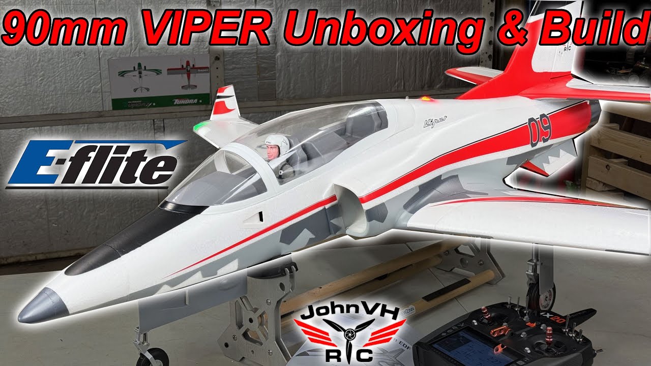 РАСПАКОВКА И СБОРКА Eflite Viper 90mm EDF Jet @horizonhobby #eflite #viper