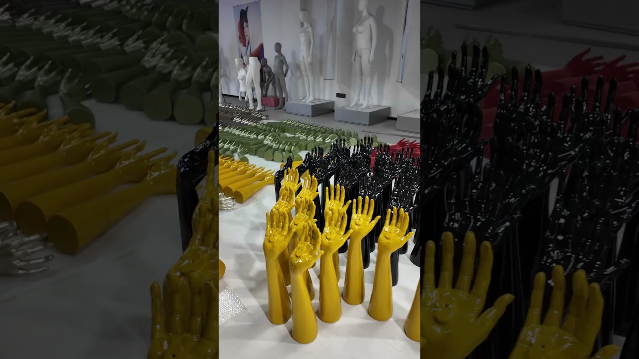 Factory Daily | Colorful Mannequin Hands Ready to Ship #mannequin #mannequinfactory #factoryvlog