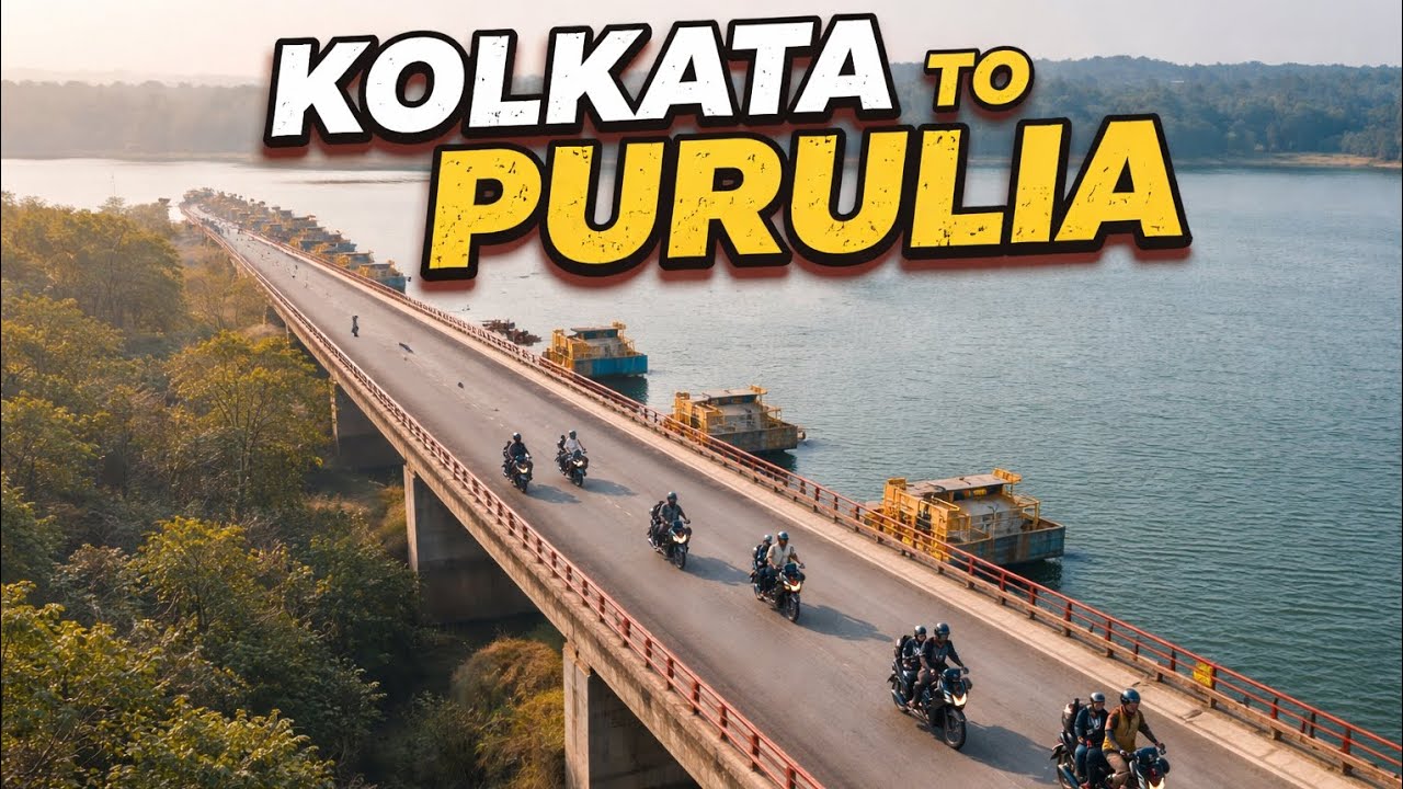 Kolkata to Purulia Bike Ride | Maithon Dam | Asansol | Scenic Travel Vlog#kolkatatopurulia#bikeride 