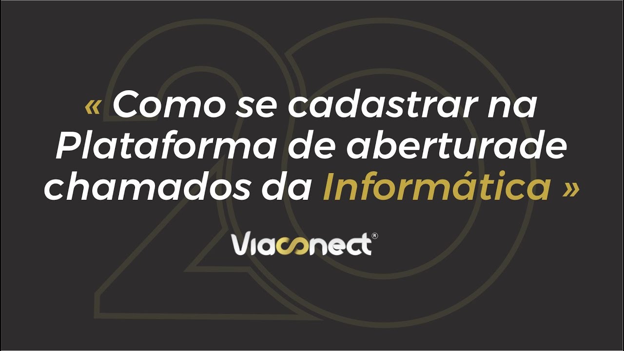 Primeiro acesso a plataforma de abertura chamados Informática