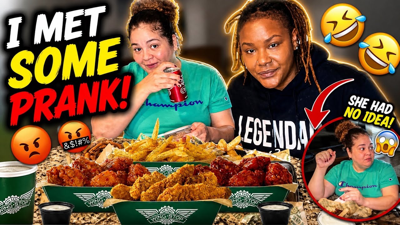I MET SOMEONE IN TEXAS PRANK ON GIRLFRIEND | TRYING NEW WINGSTOP WING FLAVORS | WINGSTOP MUKBANG