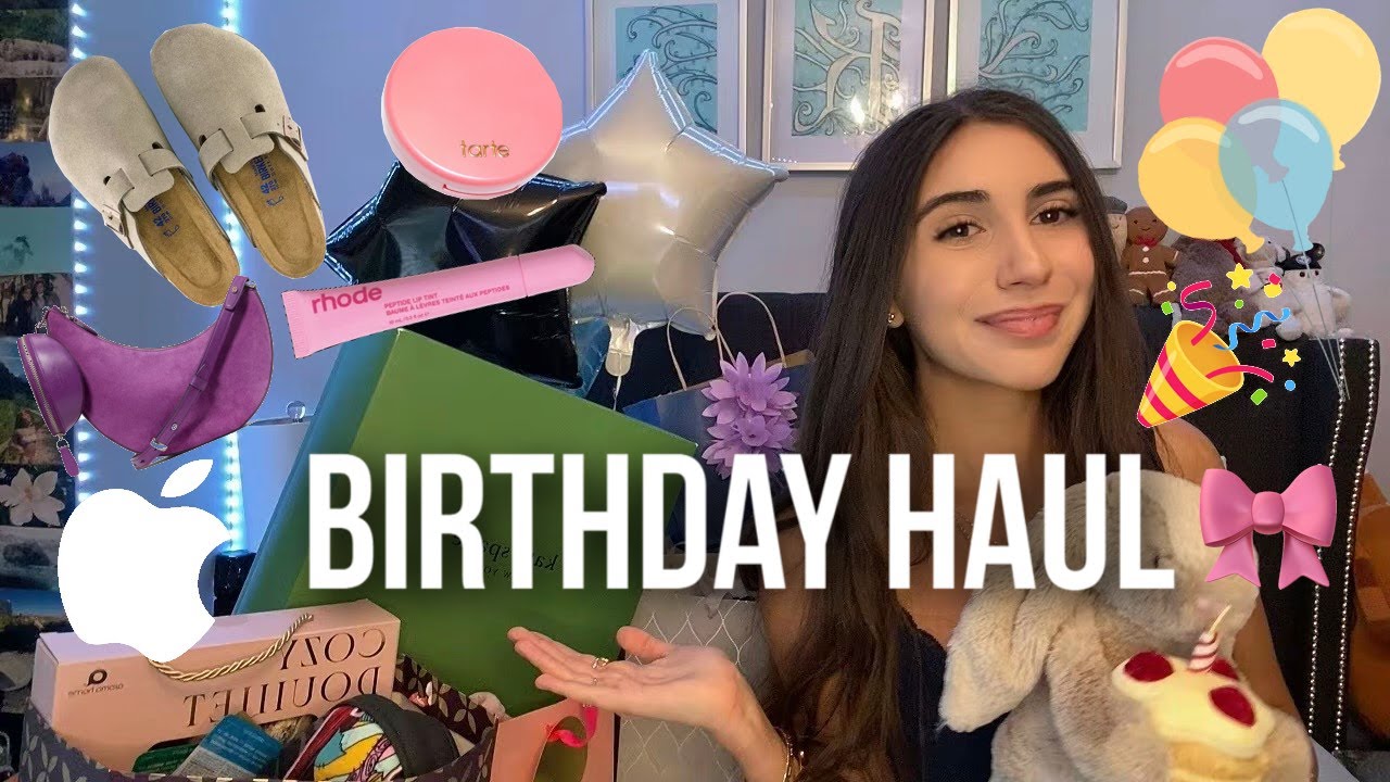 my *HUGE* birthday haul | makeup, skincare, jewellery, bags, shoes & more!!🎂🎀✨