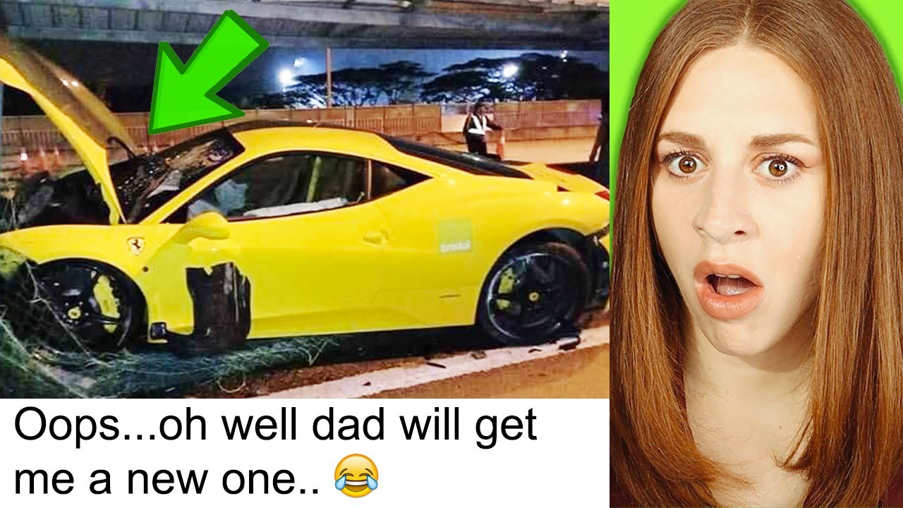 Spoiled Rich Kids Being Entitled On Social Media - REACTION