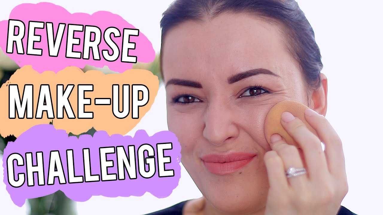 Reverse make-up challenge! ❤ Andersom opmaken | Beautygloss