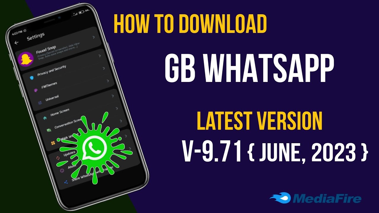 How to download GB whatsapp latest version 9.71/GB whatsapp update/Techme 111