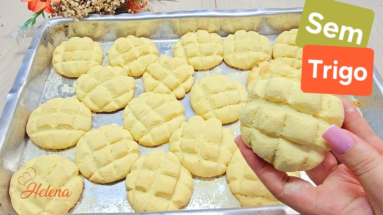 COM FUBÁ E POLVILHO - ESTA BOLACHA DERRETE NA BOCA - Sem Trigo - Helena Receitas